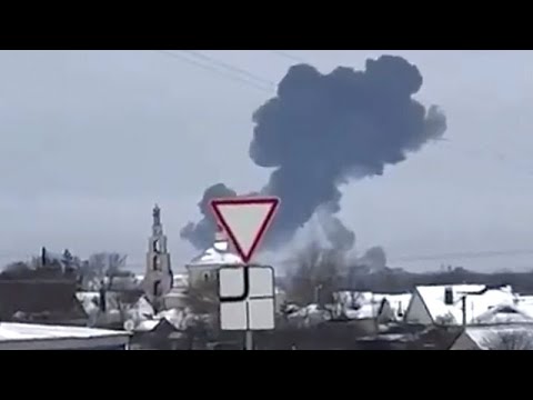 Под Белгородом разбился российский военный самолет, погибли более 60 человек