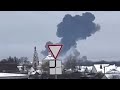 Под Белгородом разбился российский военный самолет, погибли более 60 человек