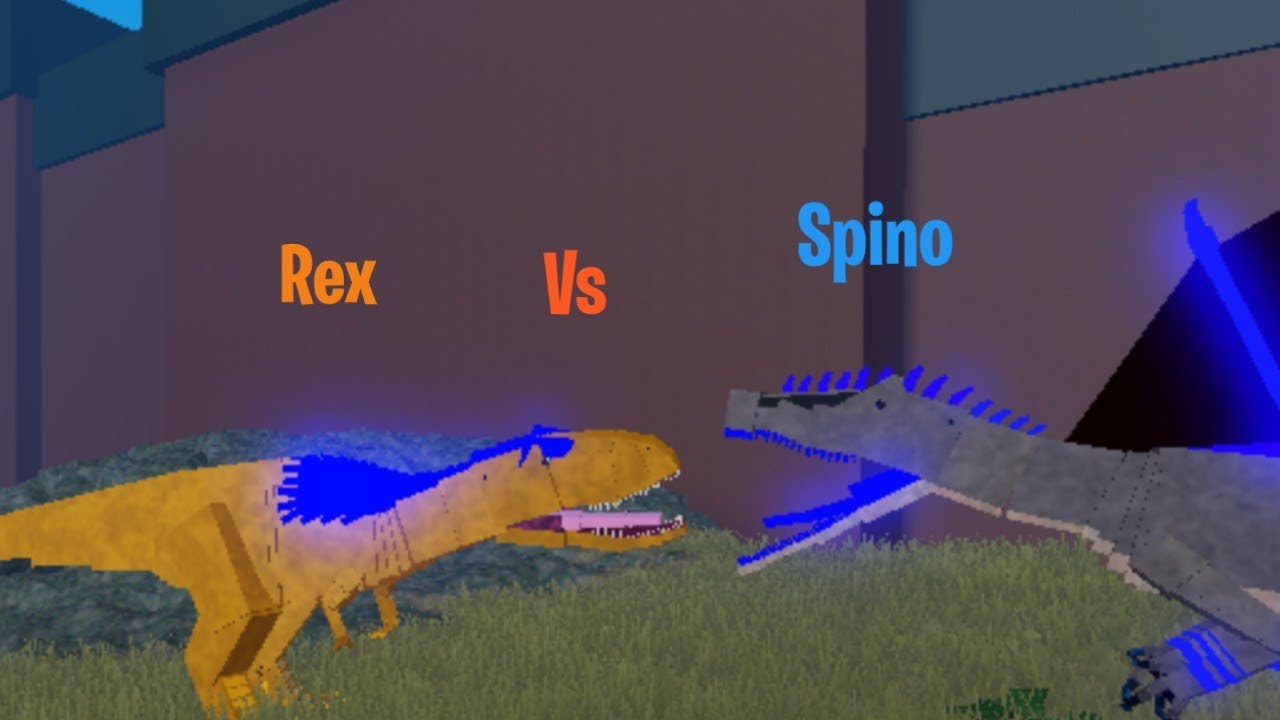 Roblox Land Of Lizard Trex Vs Spino YouTube