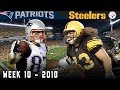 Gronk's FIRST Big Game! (Patriots vs. Steelers, 2010)