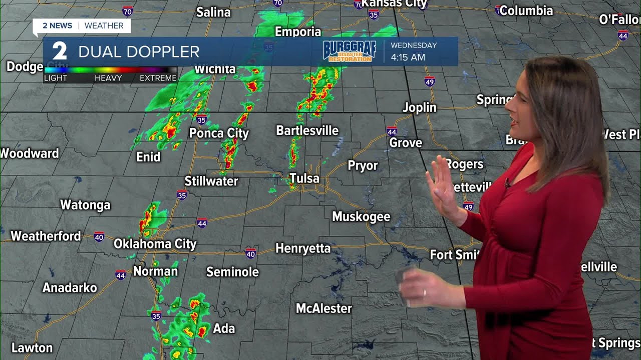 Tracking Rain and Storm Chances this Morning - YouTube