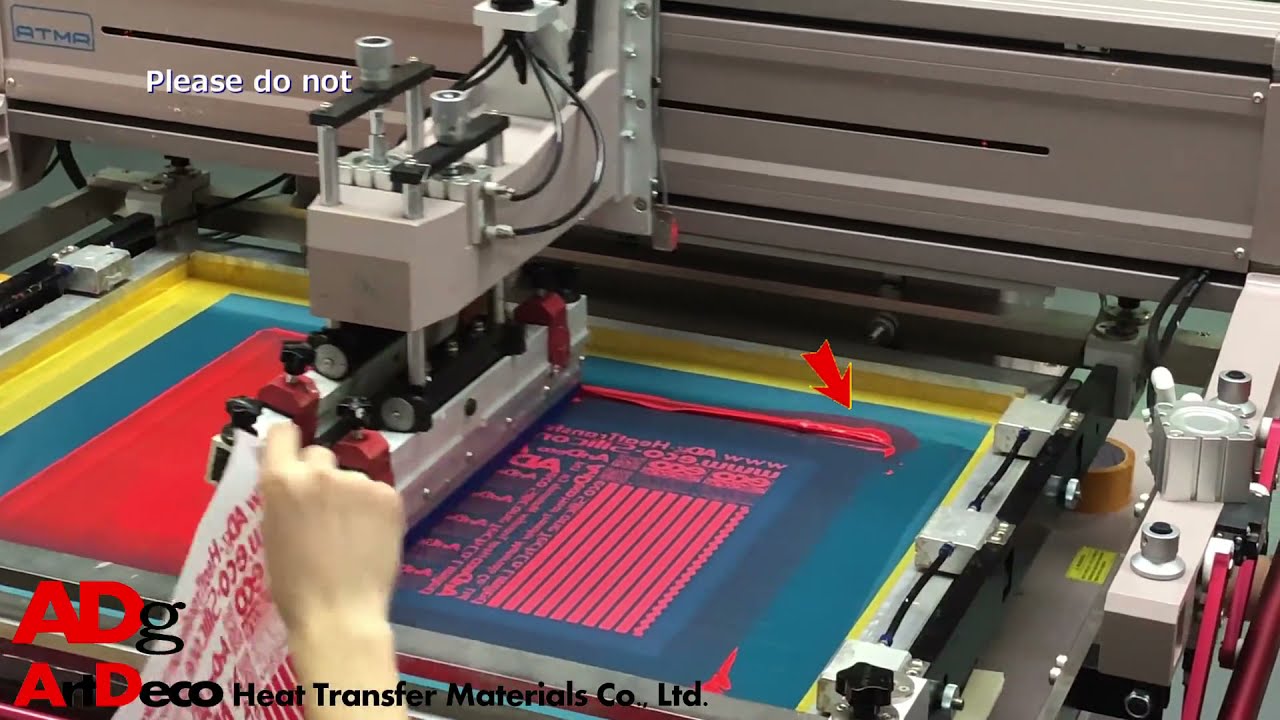 Silicone Heat Transfer label Simple process by ADg screen printing