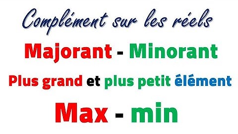 Cours sur ( Complément sur les réels )