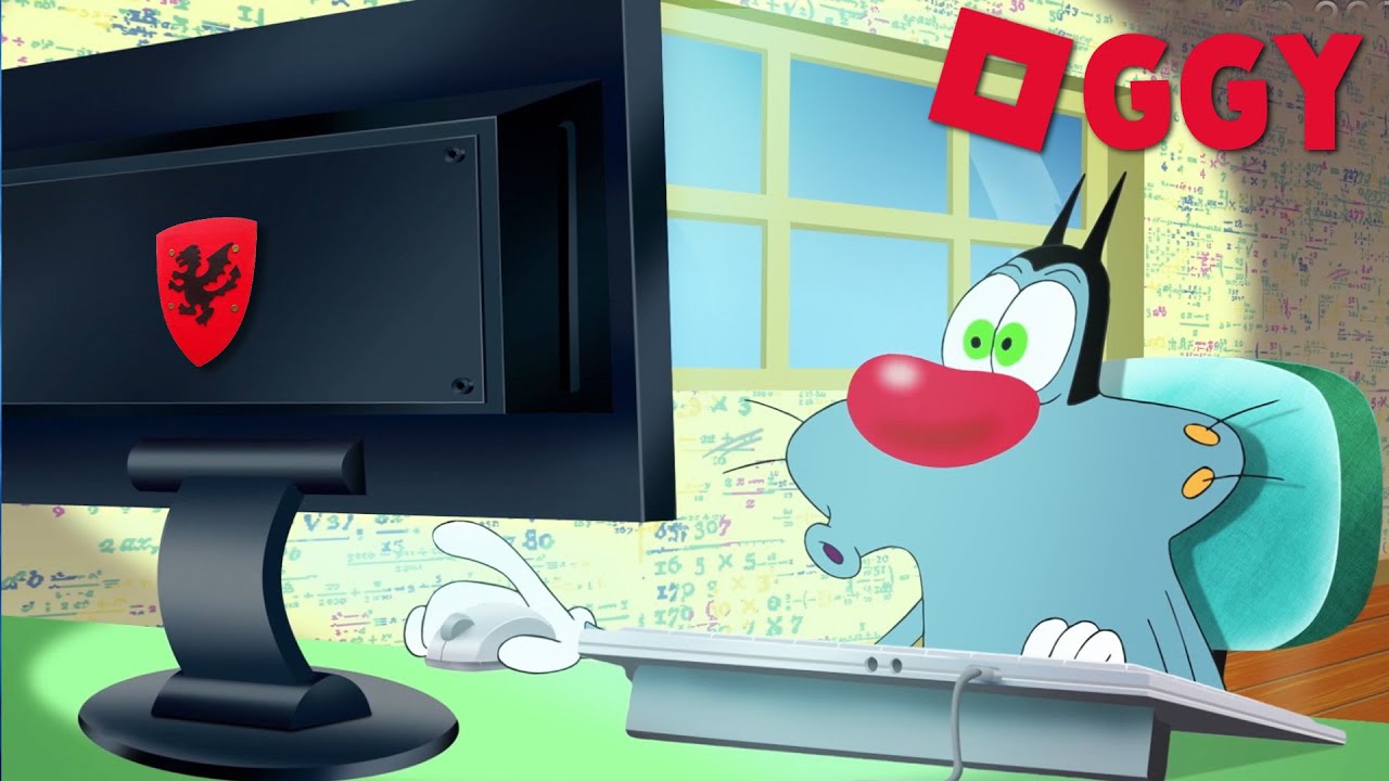 Oggy and the Cockroaches   THE GAMER S04E32 CARTOON  New Episodes in HD