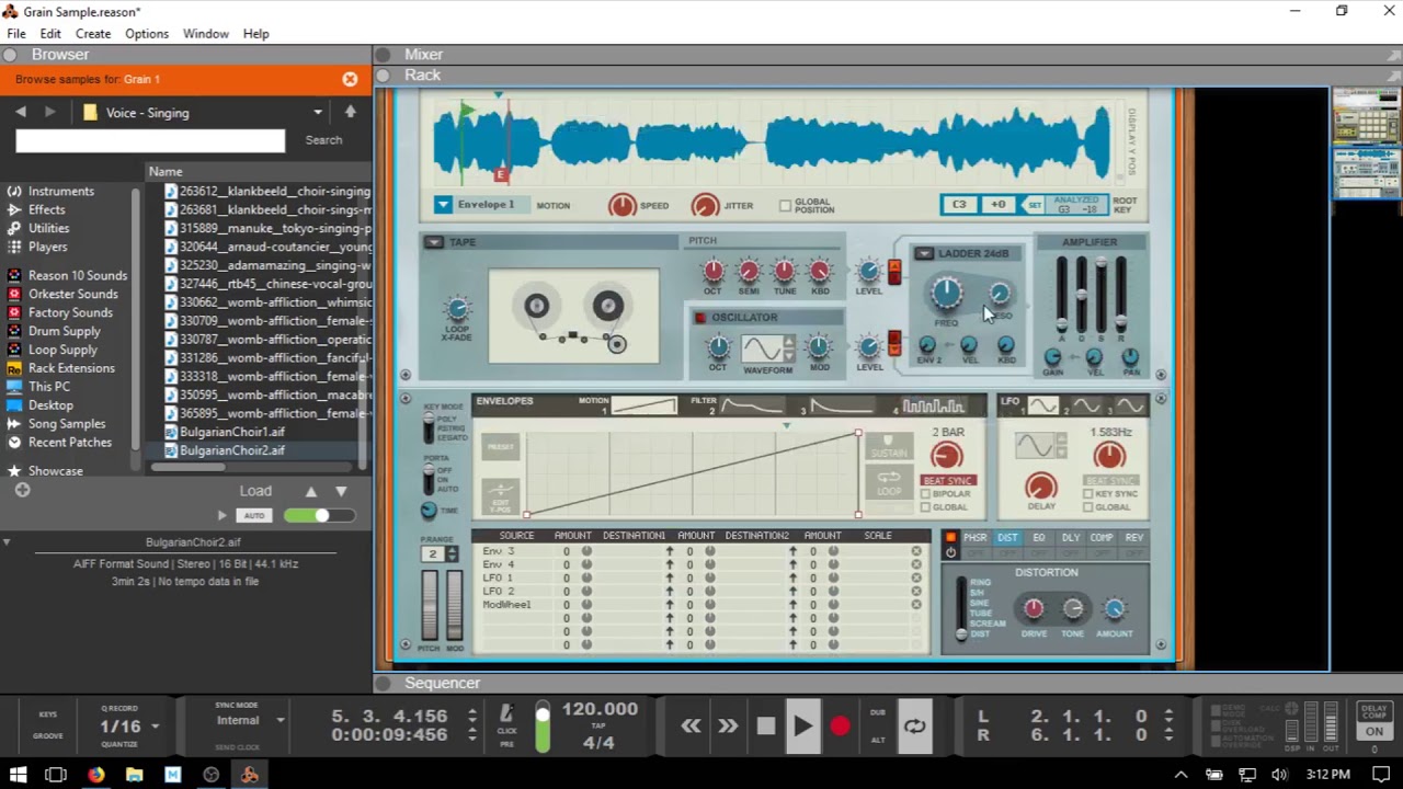 Learn Reason 10 | "Chopping/Slicing" Samples in Grain