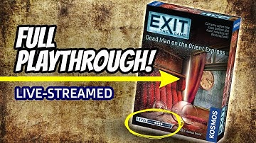 EXIT: Dead Man on the Orient Express (Full Playthrough + SPOILERS) // TGIF! July 2021