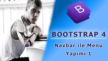 Bootstrap 4 Dersleri 37 - Navbar ile Menü Yapımı 1