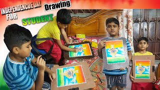 15th August drawing tutorial by students | kids drawing tutorial by 15th august