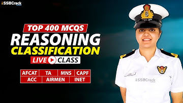 Top 400 Most Expected Questions in Reasoning | Classification | AFCAT TA MNS ACC CAPF & All Exams