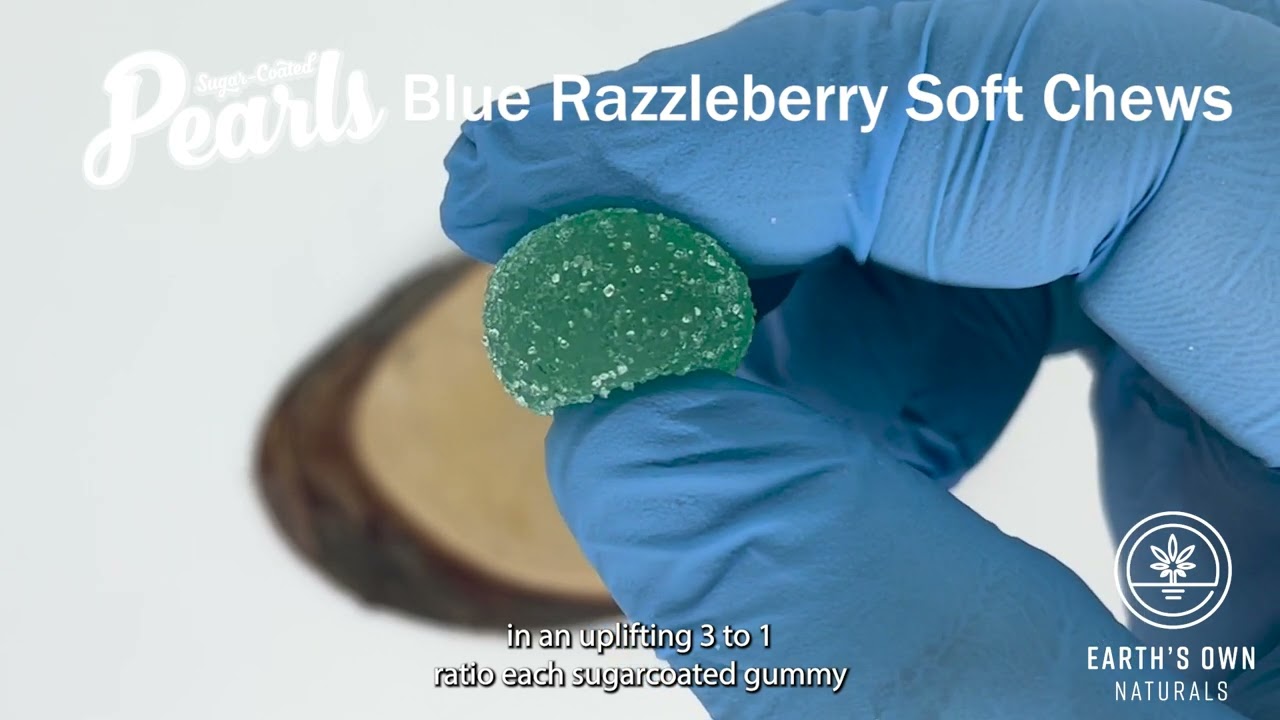 Blue Razzleberry Soft Chews | 30mg CBG + 10mg THC