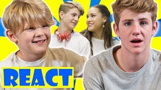 REACT to LITTLE BIT (MattyBRaps \& MiniMattyB)