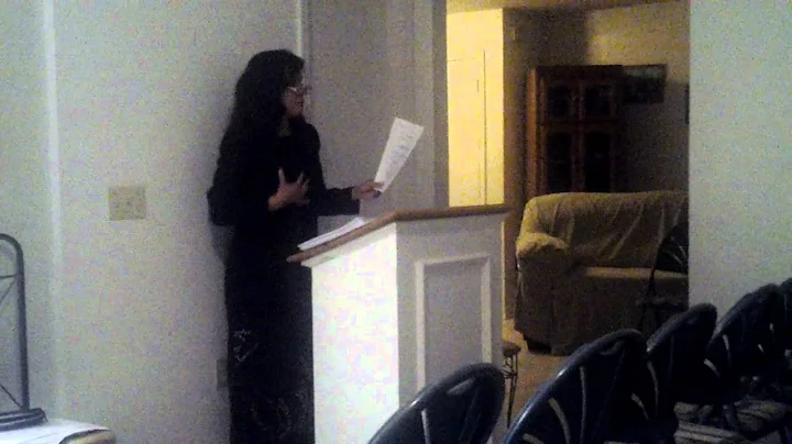 Clase en kissimmee Mateo 4:4 Pastora Aida Ortiz