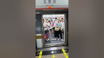 A Glitch in the Matrix on a Subway Train #shorts