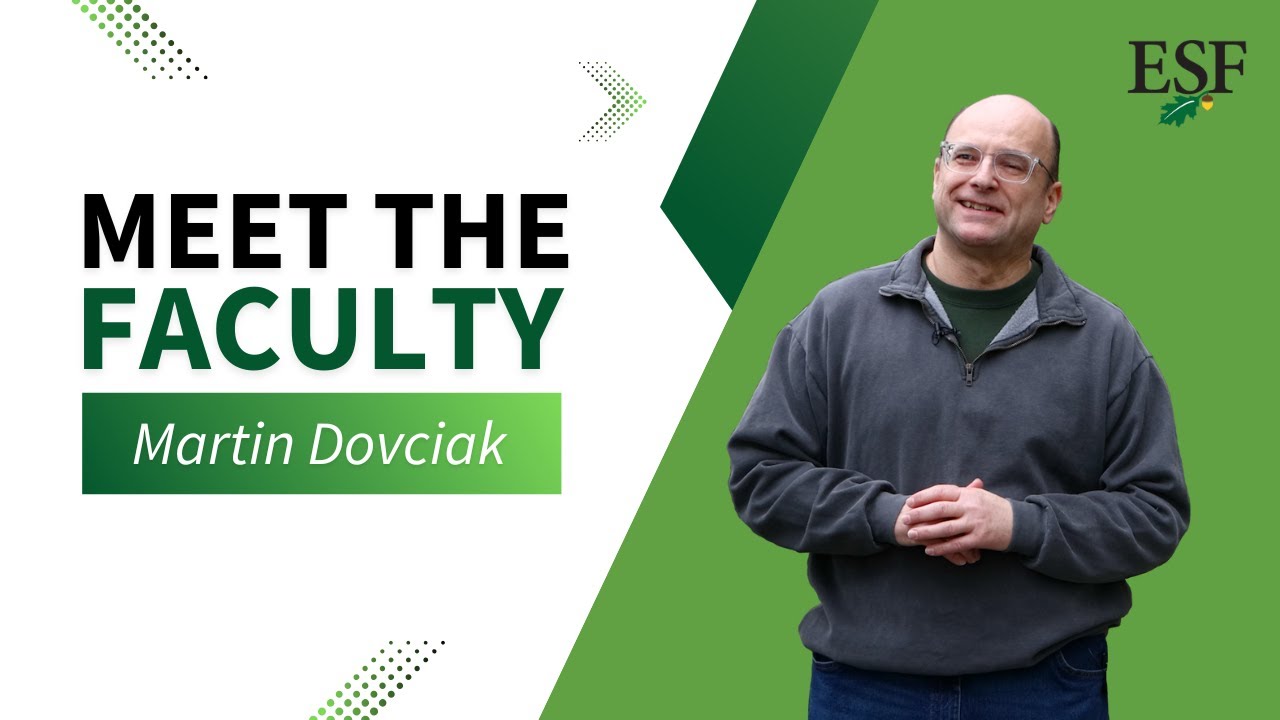 Martin Dovciak Believes in the Power of Botany | Meet the Faculty