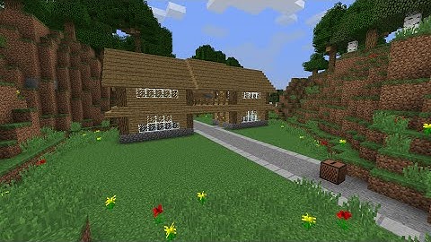 Minecraft Command Blocks - Auto-building House