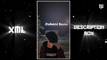 KAHANI SUNO 2.0 XML 🥺🖤 NEW TRENDING SAD SONG XML FILE BY @akashators 🔥🙂