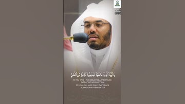 يا أيها الذين آمنوا اجتنبوا كثيرا من الظن | تلاوة تحبيرية خاشعة لفضيلة الشيخ د. ياسر الدوسري