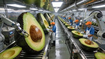Inside a Modern Avocado Factory: From Farm to Oil (Full Process)
