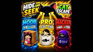 🐱🔍 HIDE AND SEEK CAT ESCAPE | CAN I ESCAPE THE CRAZY CAT ?#hideandseekcatescape screenshot 3