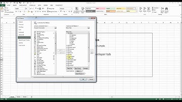 How to enable the Developer tab by excelquicktips