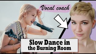 ROSÉ (로제) - SLOW DANCING IN THE BURNING ROOM - Vocal Coach & Professional Singer Reaction