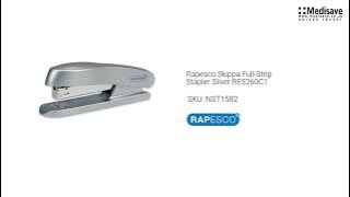 Rapesco Skippa Full Strip Stapler Silver RES260C1 NST1582