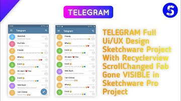 TELEGRAM Full Ui/UX Design Free sketchware Project With Lsitview Listener  Fan gone VISIBLE