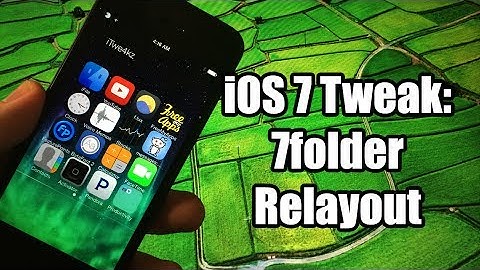 iOS 7 Jailbreak Tweaks: 7folder Relayout