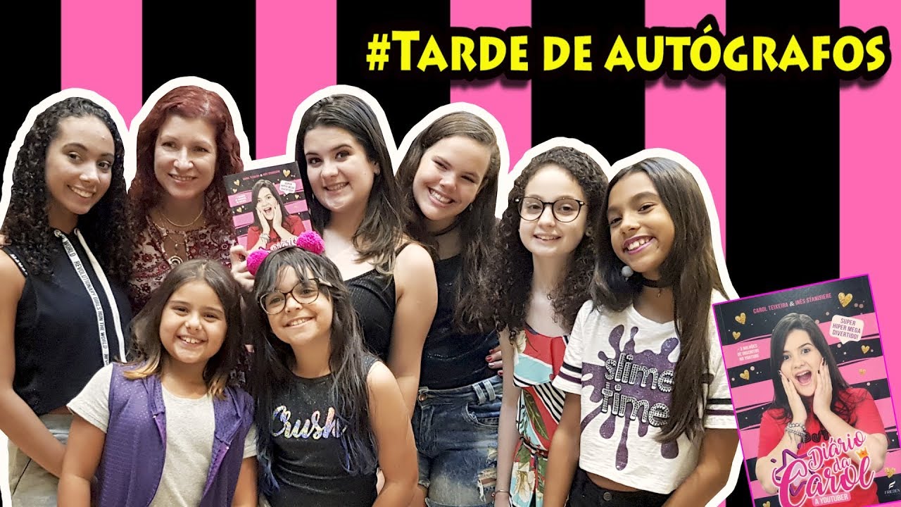 ENCONTRINHO COM AS YOUTUBERS NO LANÇAMENTO DO LIVRO DO DIÁRIO DA CAROL YouTube ENCONTRINHO COM AS YOUTUBERS NO LANÇAMENTO DO LIVRO DO DIÁRIO DA CAROL YouTube