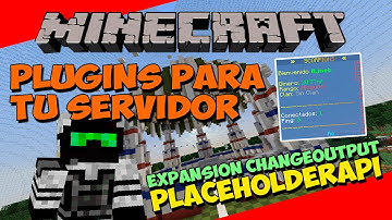 PLUGINS para tu SERVIDOR de Minecraft - Modificar Variables (Expansión CHANGEOUTPUT PlaceholderAPI)