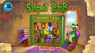 Snail BoB: Grandpa's B'day All Levels + 3 Stars , iOS Walkthrough