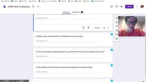 Self-Evaluation and Peer Feedback with Google Forms