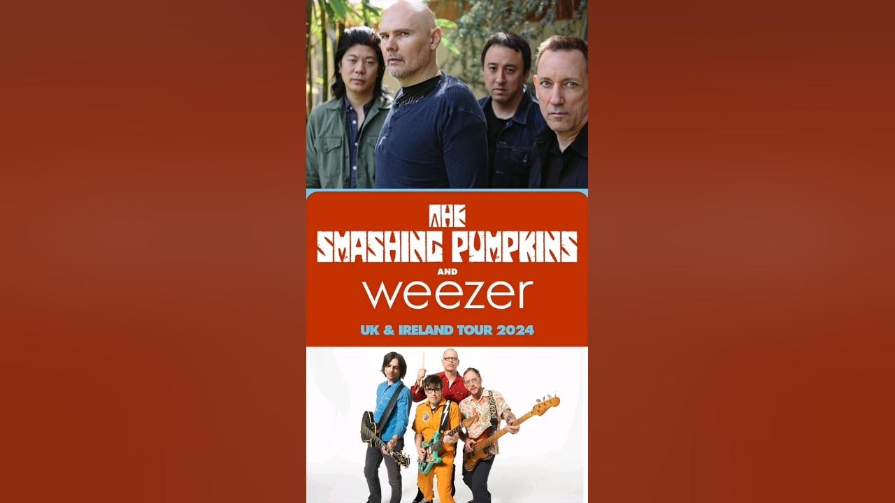 The Smashing Pumpkins, Weezer Announce 2024 UK, Ireland Tour