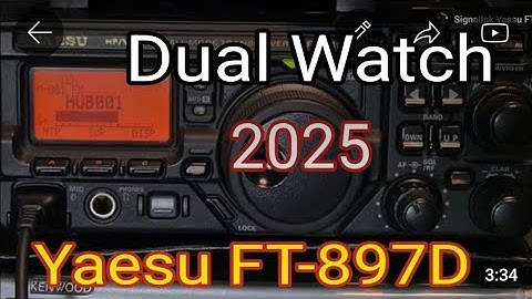 Yaesu FT897/857 Dual Watch Set Up