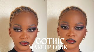 BEGINNER FRIENDLY Gothic Makeup Full Tutorial | FaceByEsssy