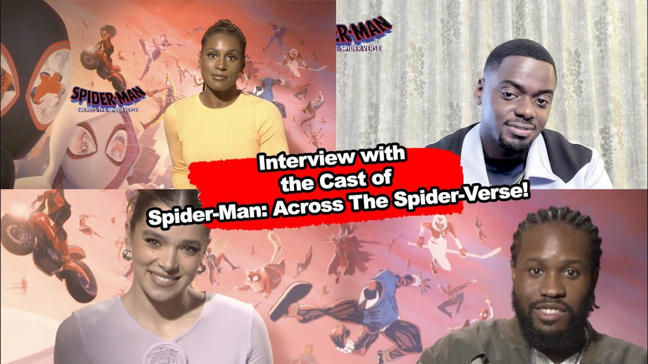 Spider-Man: Across The Spider-Verse cast interviews —