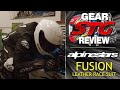 Alpinestars Fusion Leather Race Suit Tech Air 5 Compatible REVIEW  | Sportbike Track Gear