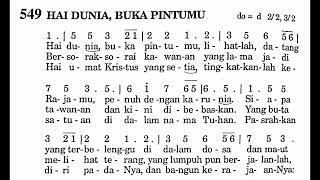 Download Lagu 549. HAI DUNIA, BUKA PINTUMU | Puji Syukur Katolik MP3