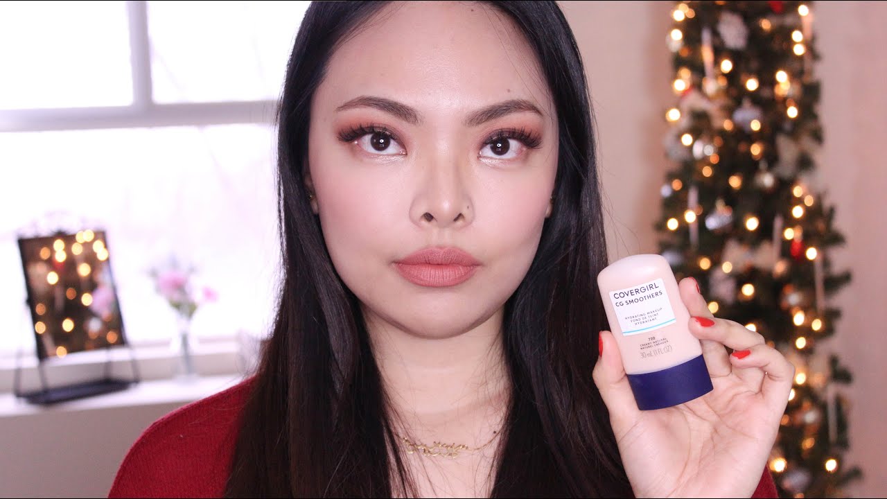 Cover Girl Smoothers All-Day Hydrating Makeup Foundation - Review & Wear  Test - YouTube
