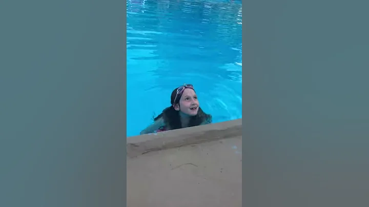 When people go to the pool they take their deep in...