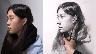How to Draw a Portrait of a Girl in Graphite Pencil by Fine Art Academy 7,315 views 3 months ago 58 minutes