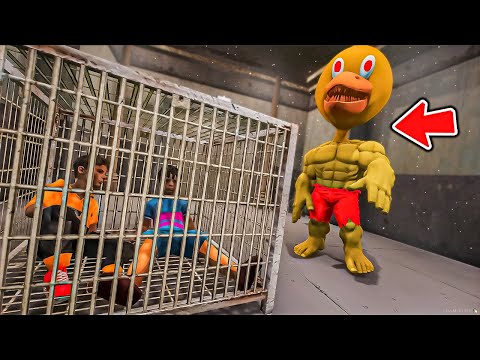 البط المرعب خطفنا وحبسنا في القفص فلم قراند