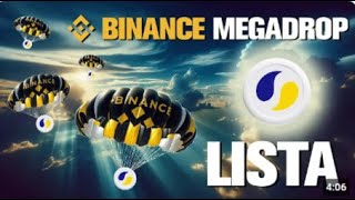 اقوى ايردروب من بينانس   FREE Token For Lista  With Binance Megadrop