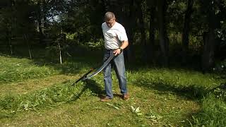 Косьба. Ручная коса 90см. Scything.