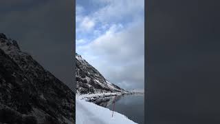 Un día tranquilo en noruega 🌨️☃️ #music #fypofficial #travel #vinter #winter #norge