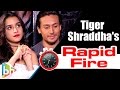 Tiger Shroff | Shraddha Kapoor's ENTERTAINING Rapid Fire On Salman Khan | 'Baaghi'