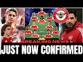 🛑Arsenal’s Predicted XI✅ Saka &amp; Ødegaard All in squad ⚽🤩Ahead of Premier League Clash Brentford🔥💥