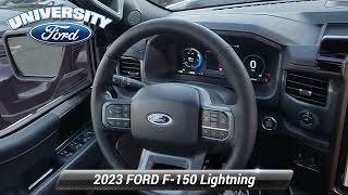 New 2023 FORD F-150 Lightning LARIAT, Durham, NC 50855