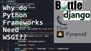 why do django and flask need wsgi?