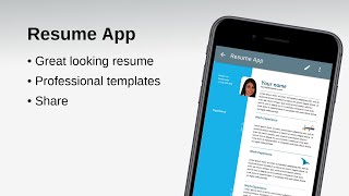 Resume App - A resume builder app to make a great looking resume for free screenshot 5